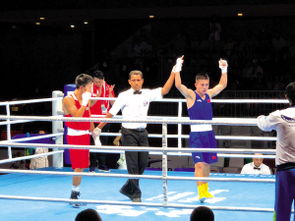 曲靖拳手山俊亞運會摘銅 拳擊運動賽事組織的成功典范